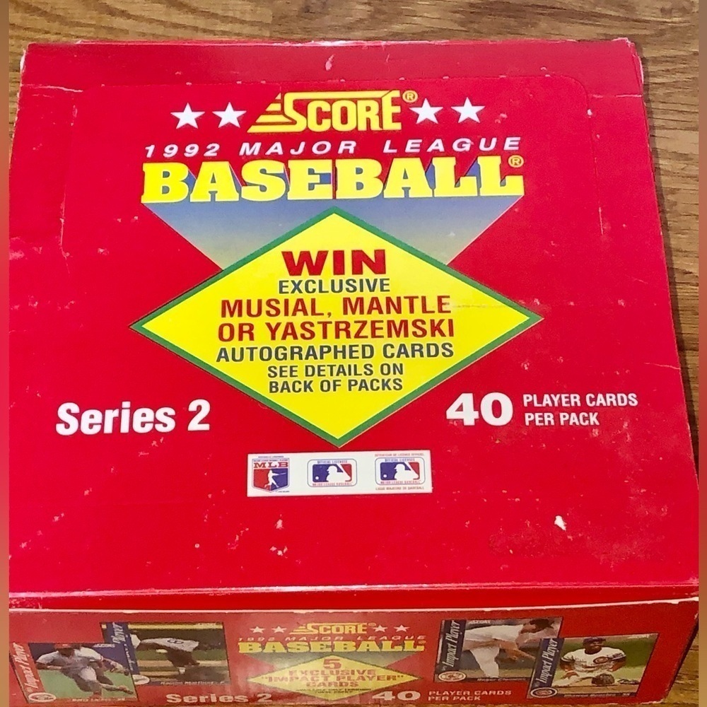 Score 1992 Baseball Box Set​​​​​​​​